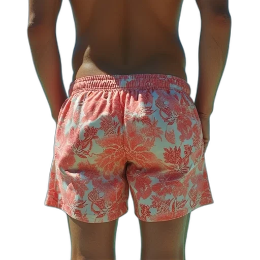 jacket, 3d render, photorealistic, beach transparent PNG cut-out