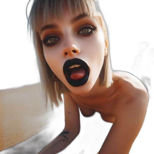 face, mask, creature, jewelry transparent PNG cut-out