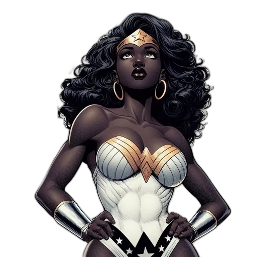 comic book art, concept art, cartoon, fantasy art transparent PNG cut-out