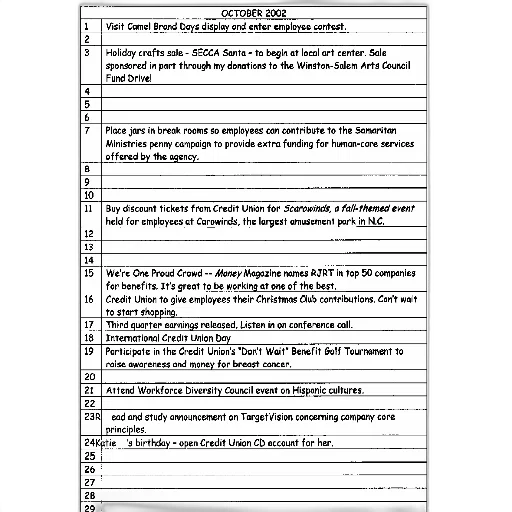 list, tasks, october, 2002 transparent PNG cut-out