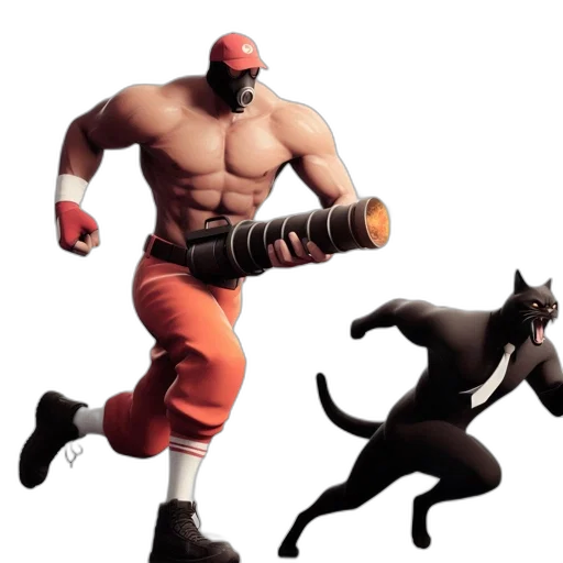 animal, weapon, concept art, 3d render transparent PNG cut-out