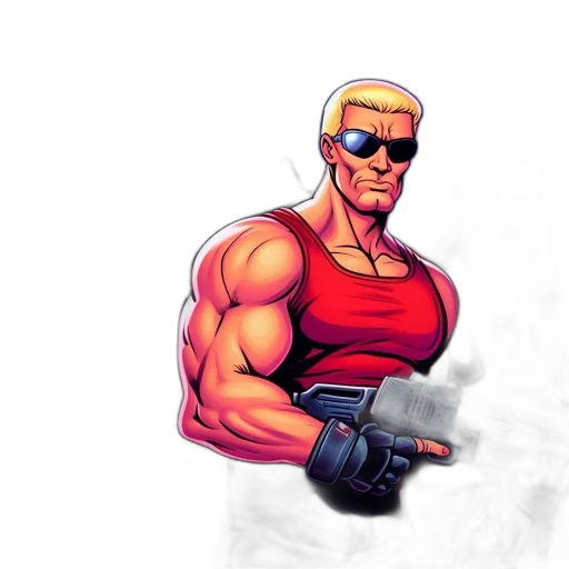 weapon, comic book art, concept art, pixel art transparent PNG cut-out