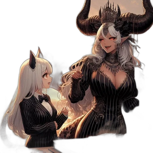 dragon, staff, crown, mask transparent PNG cut-out