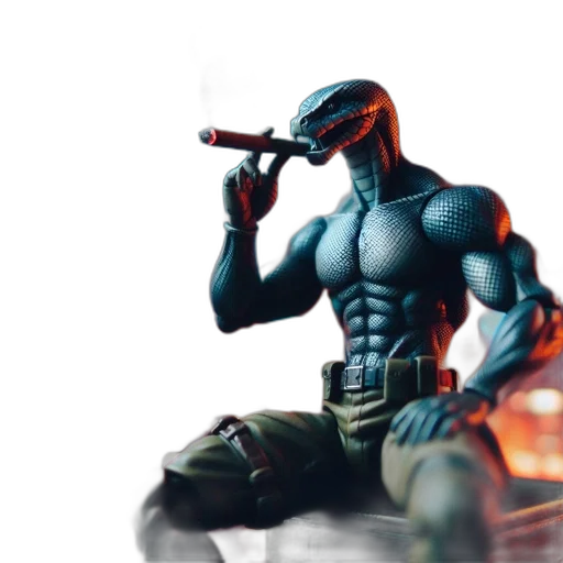 concept art, 3d render, comic book art, vaporwave transparent PNG cut-out