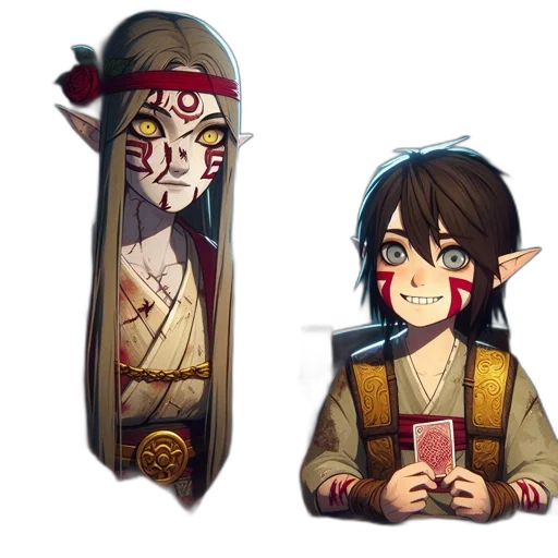 fantasy art, concept art, pixel art, anime transparent PNG cut-out