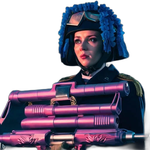 robot, weapon, staff, concept art transparent PNG cut-out