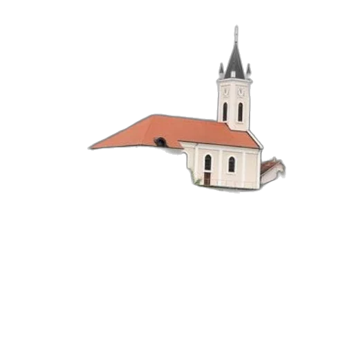 building, umbrella, hat, staff transparent PNG cut-out