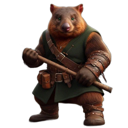animal, staff, creature, weapon transparent PNG cut-out