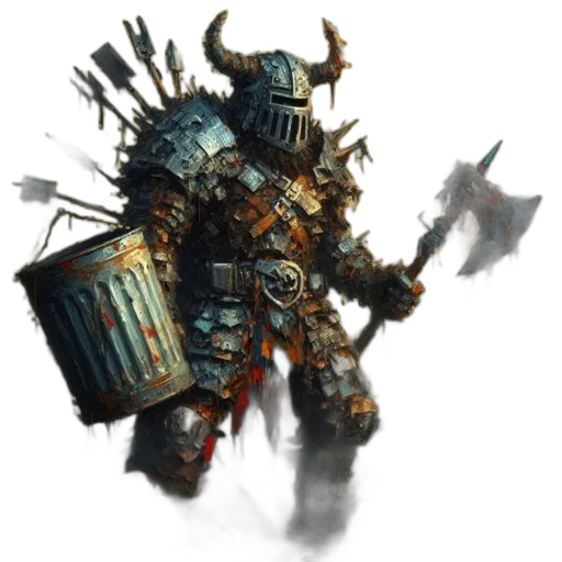 weapon, robot, sword, staff transparent PNG cut-out