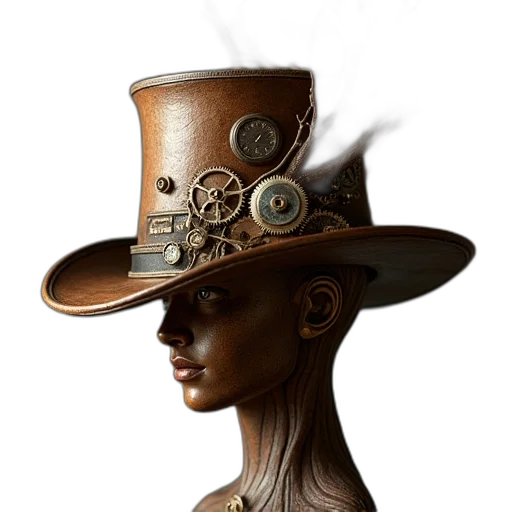 hat, jewelry, crown, staff transparent PNG cut-out