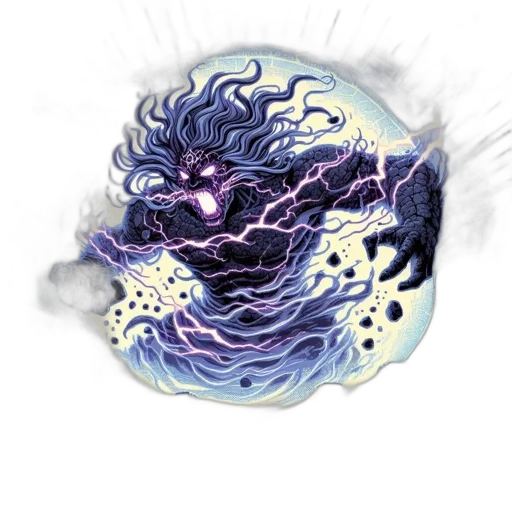 dragon, creature, hair, mask transparent PNG cut-out
