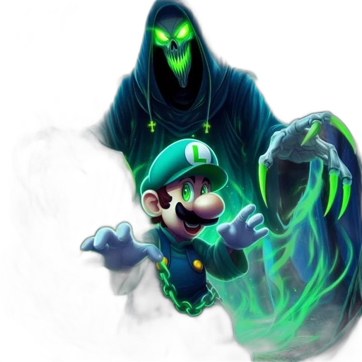 mask, creature, staff, weapon transparent PNG cut-out
