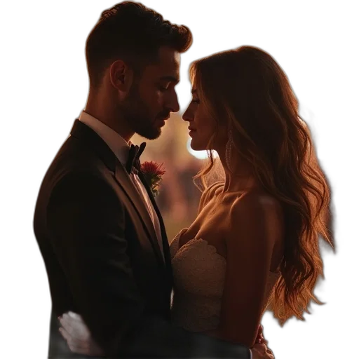 dress, photorealistic, fire, sunset transparent PNG cut-out