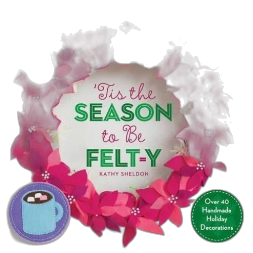festive, book, cover, wreath transparent PNG cut-out