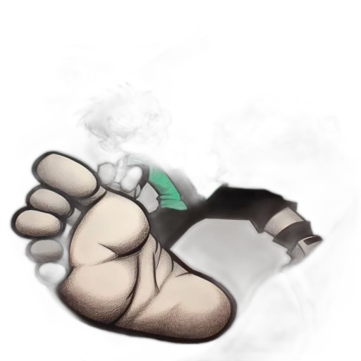shoes, staff, mask, weapon transparent PNG cut-out
