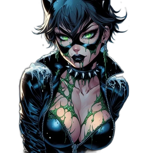 mask, comic book art, concept art, cyberpunk transparent PNG cut-out