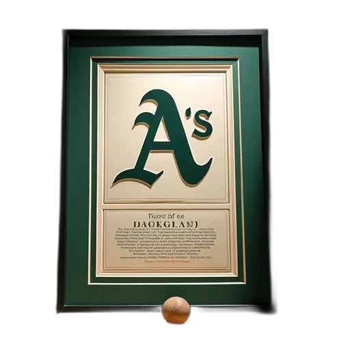 oakland, athletics, framed, memorabilia transparent PNG cut-out