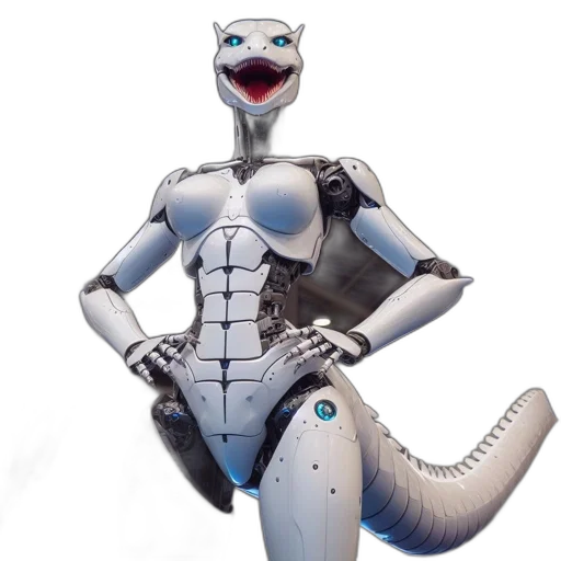 robot, dragon, creature, animal transparent PNG cut-out