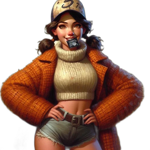 jacket, hat, face, animal transparent PNG cut-out