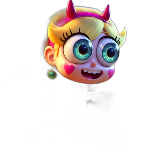 staff, crown, creature, mask transparent PNG cut-out