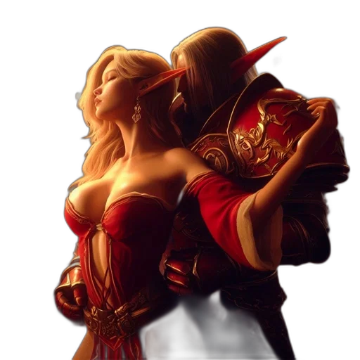 fantasy art, concept art, comic book art, photorealistic transparent PNG cut-out