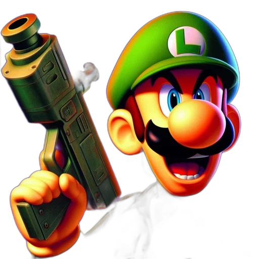 weapon, staff, bottle, face transparent PNG cut-out