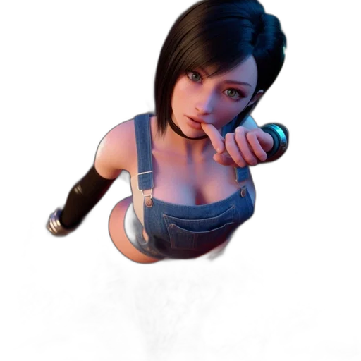 weapon, face, staff, jacket transparent PNG cut-out
