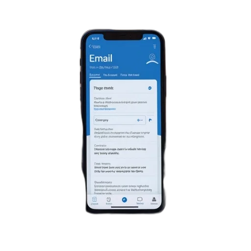 email, app, screen, image transparent PNG cut-out