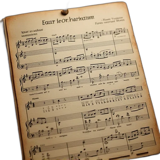 music, score, guitar, lesson transparent PNG cut-out