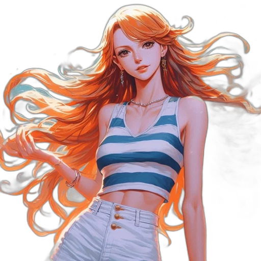 dress, comic book art, concept art, anime transparent PNG cut-out