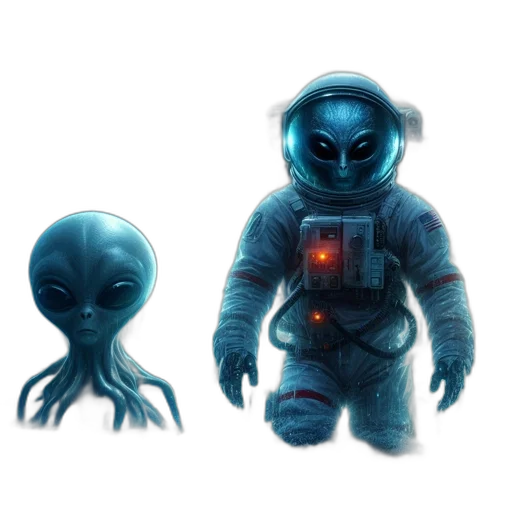 robot, creature, concept art, pixel art transparent PNG cut-out