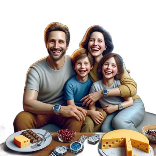 food, photorealistic, oil painting, 3d render transparent PNG cut-out
