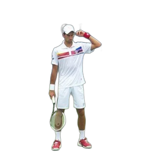 staff, 3d render, tennis, player transparent PNG cut-out