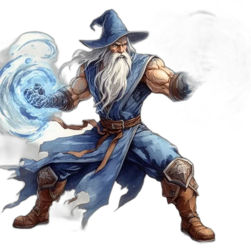 staff, fantasy art, concept art, comic book art transparent PNG cut-out