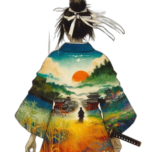 dress, jacket, mask, concept art transparent PNG cut-out