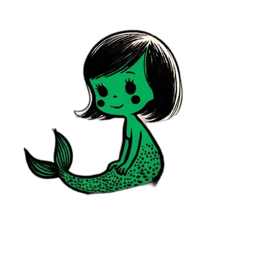 creature, hair, staff, jewelry transparent PNG cut-out