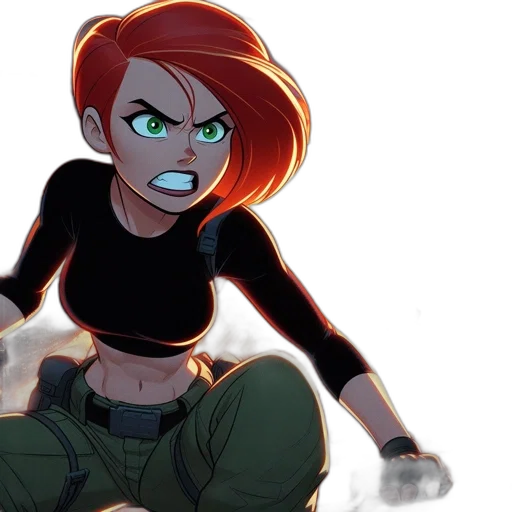 comic book art, concept art, cartoon, anime transparent PNG cut-out