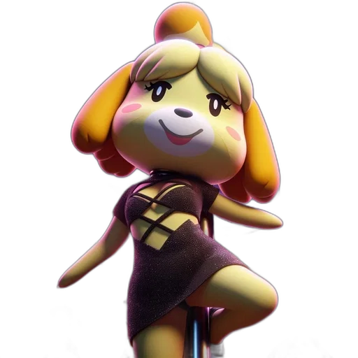 staff, dress, animal, weapon transparent PNG cut-out
