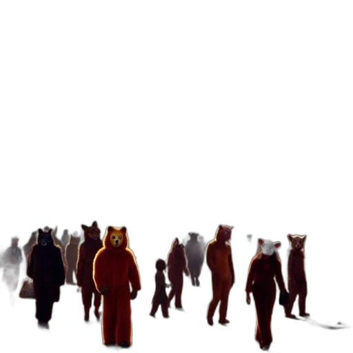 animal, staff, mask, creature transparent PNG cut-out