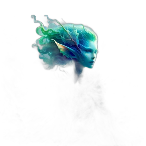 face, hair, mask, staff transparent PNG cut-out