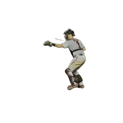 3d render, baseball, player, name transparent PNG cut-out