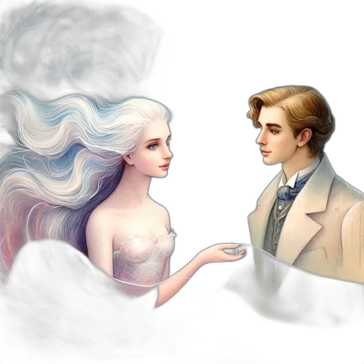 fantasy art, concept art, watercolor, pixel art transparent PNG cut-out