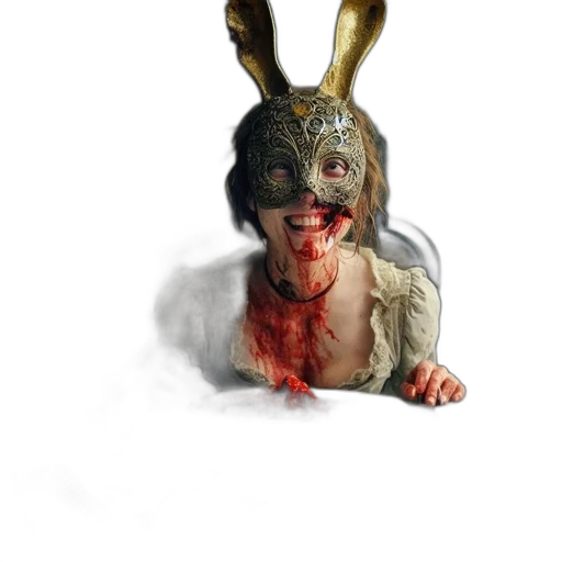 mask, animal, creature, face transparent PNG cut-out