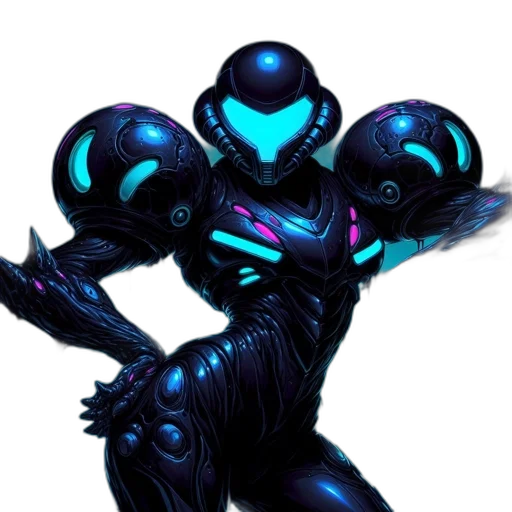 robot, weapon, concept art, cyberpunk transparent PNG cut-out