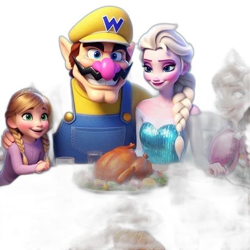 crown, 3d render, concept art, fantasy art transparent PNG cut-out