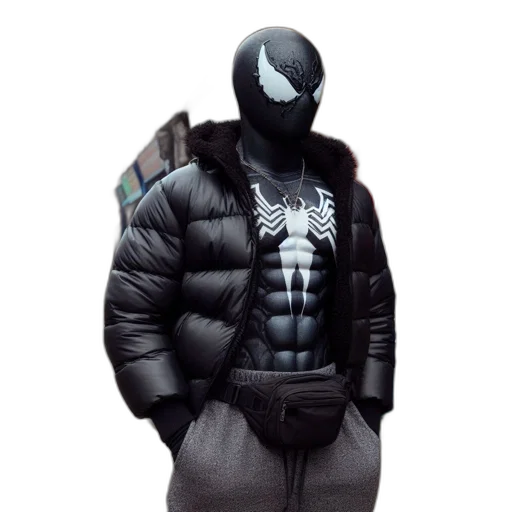 jacket, animal, cyberpunk, concept art transparent PNG cut-out