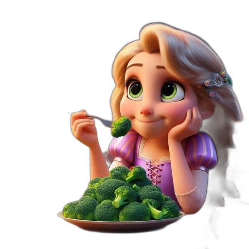 food, 3d render, concept art, cartoon transparent PNG cut-out