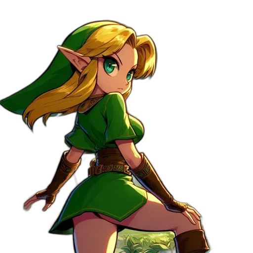 dress, staff, weapon, pixel art transparent PNG cut-out