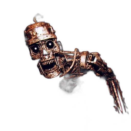 jewelry, robot, staff, crown transparent PNG cut-out