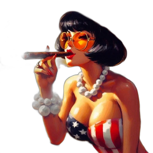 comic book art, cartoon, concept art, photorealistic transparent PNG cut-out